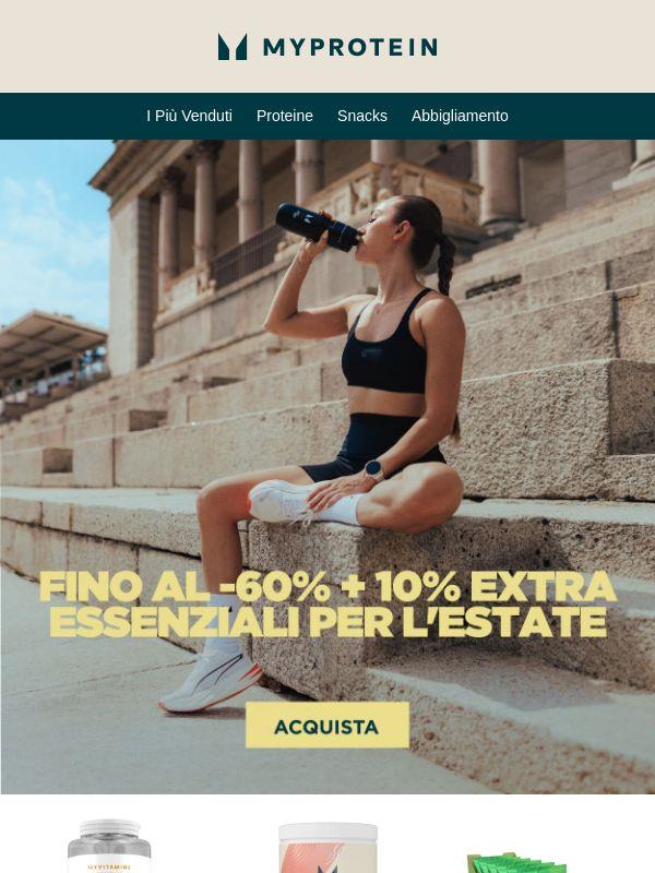 🌴 Fino al -60% + 10% Extra sui Top per l'Estate