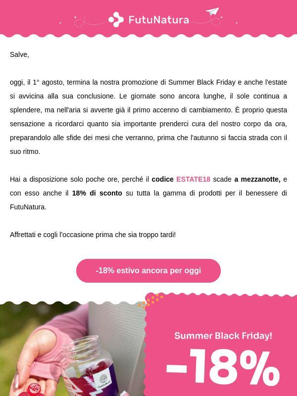 ⏰ Il -18% scade stanotte