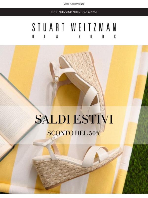 Non perdere l'occasione: saldi al 50%