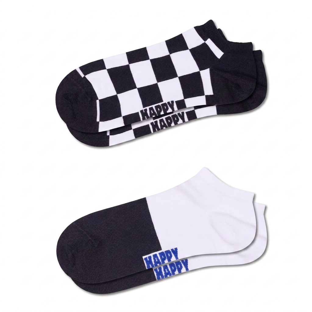 Calzini Checkerboard Low in confezione da 2