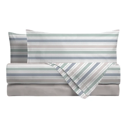 Completo Letto Matrimoniale Basic Girolamo Blue