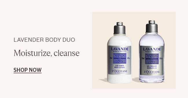 LAVENDER BODY DUO | MOISTURIZE, CLEANSE | SHOP NOW