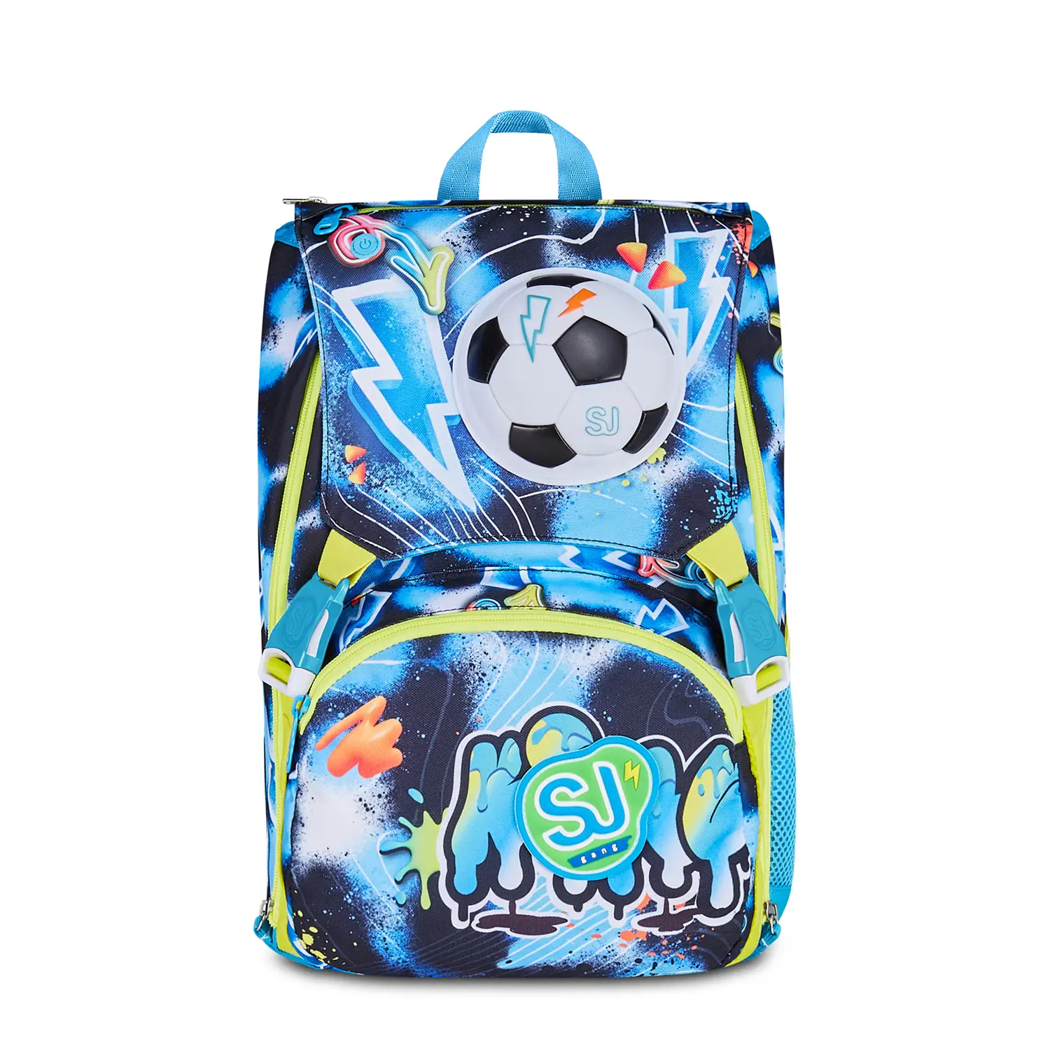 Zaino Scuole SJ Gang Glowgame Sdoppiabile Big 24 Litri Luminoso