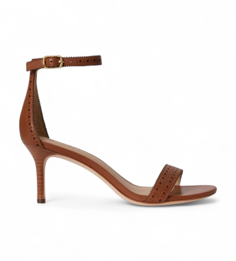 Sandali Allie in pelle marrone