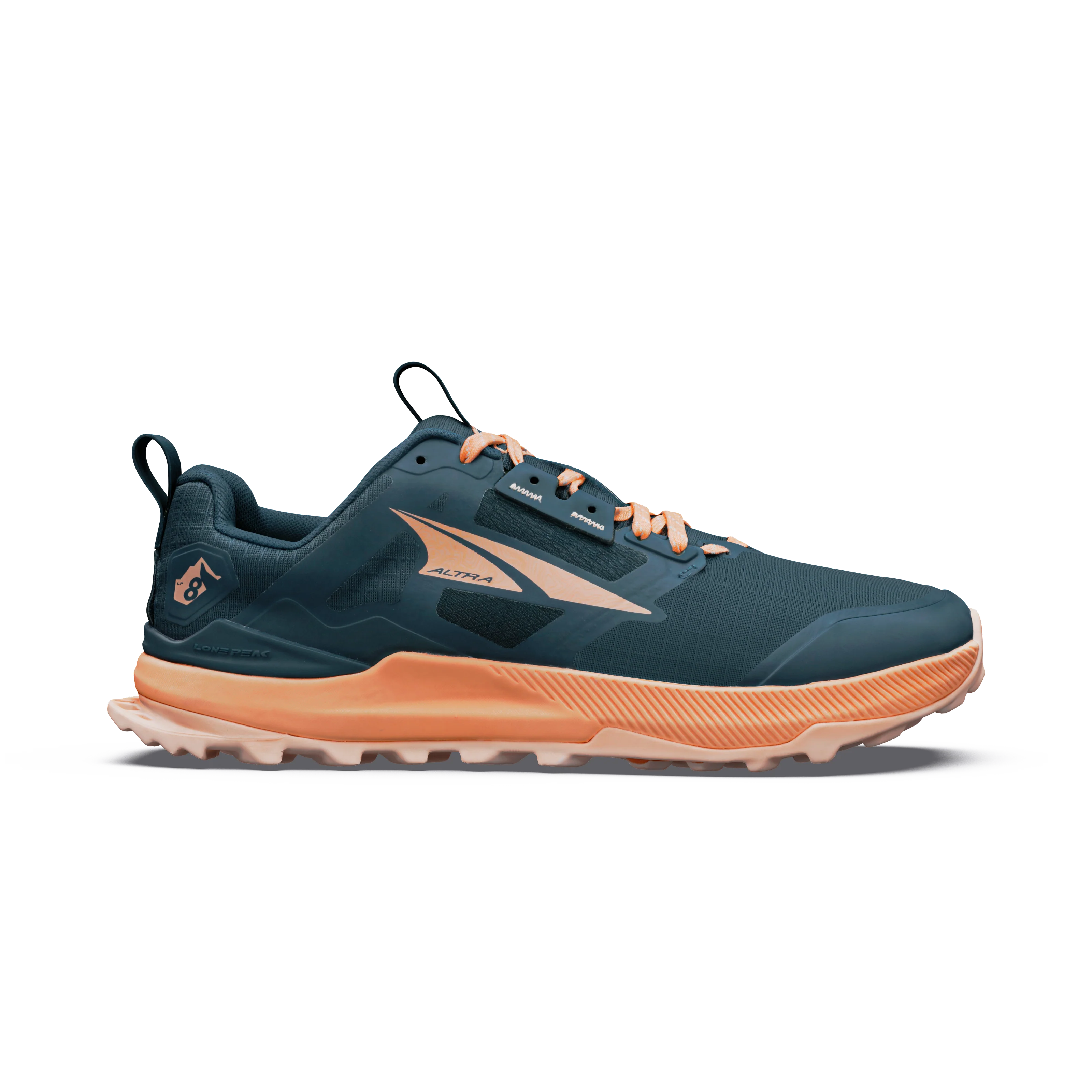 Women's Lone Peak 8-Navy/Coral / 7 / Regular