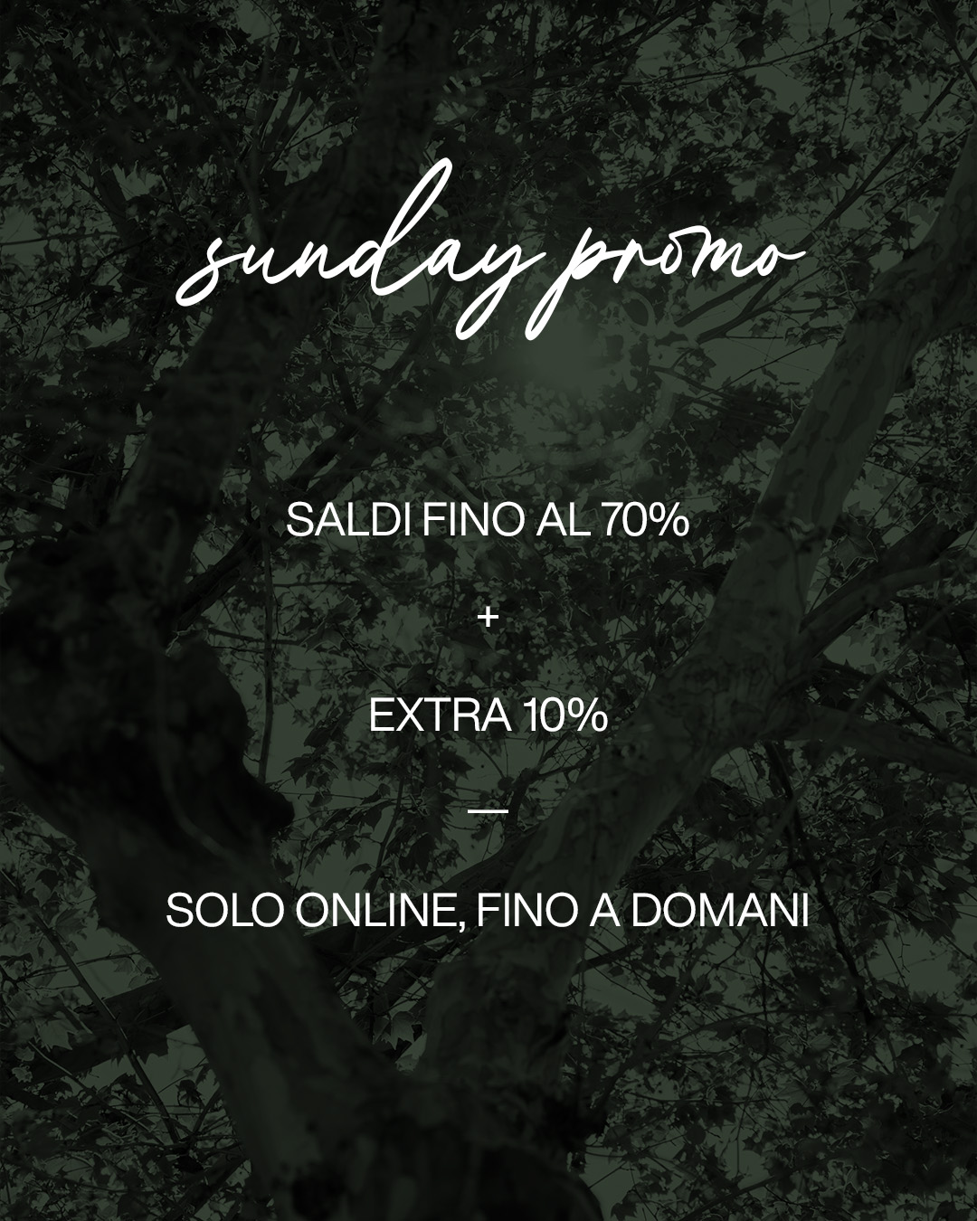 Saldi fino al 70%