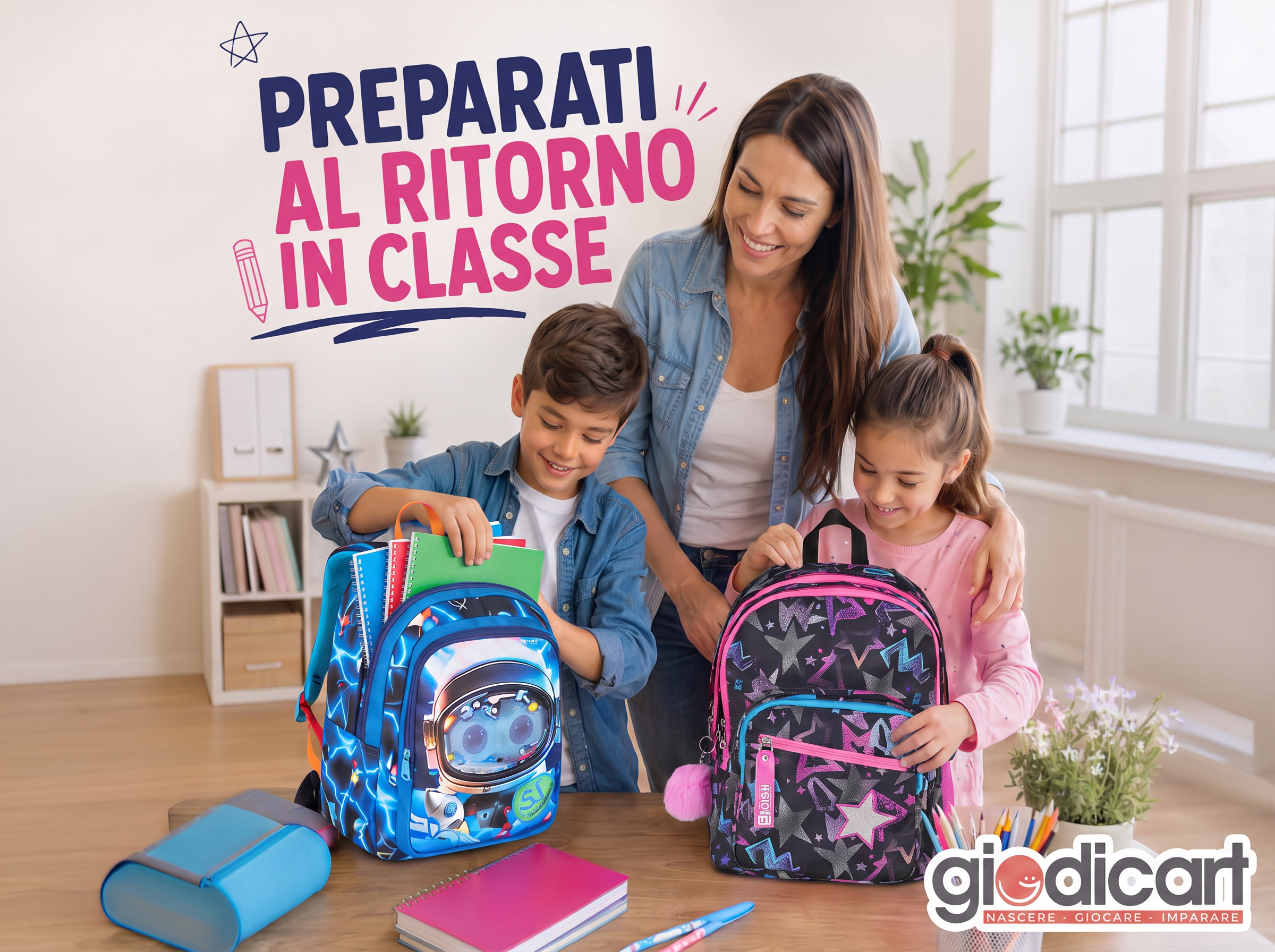 preparati al rientro in classe con Giodicart
