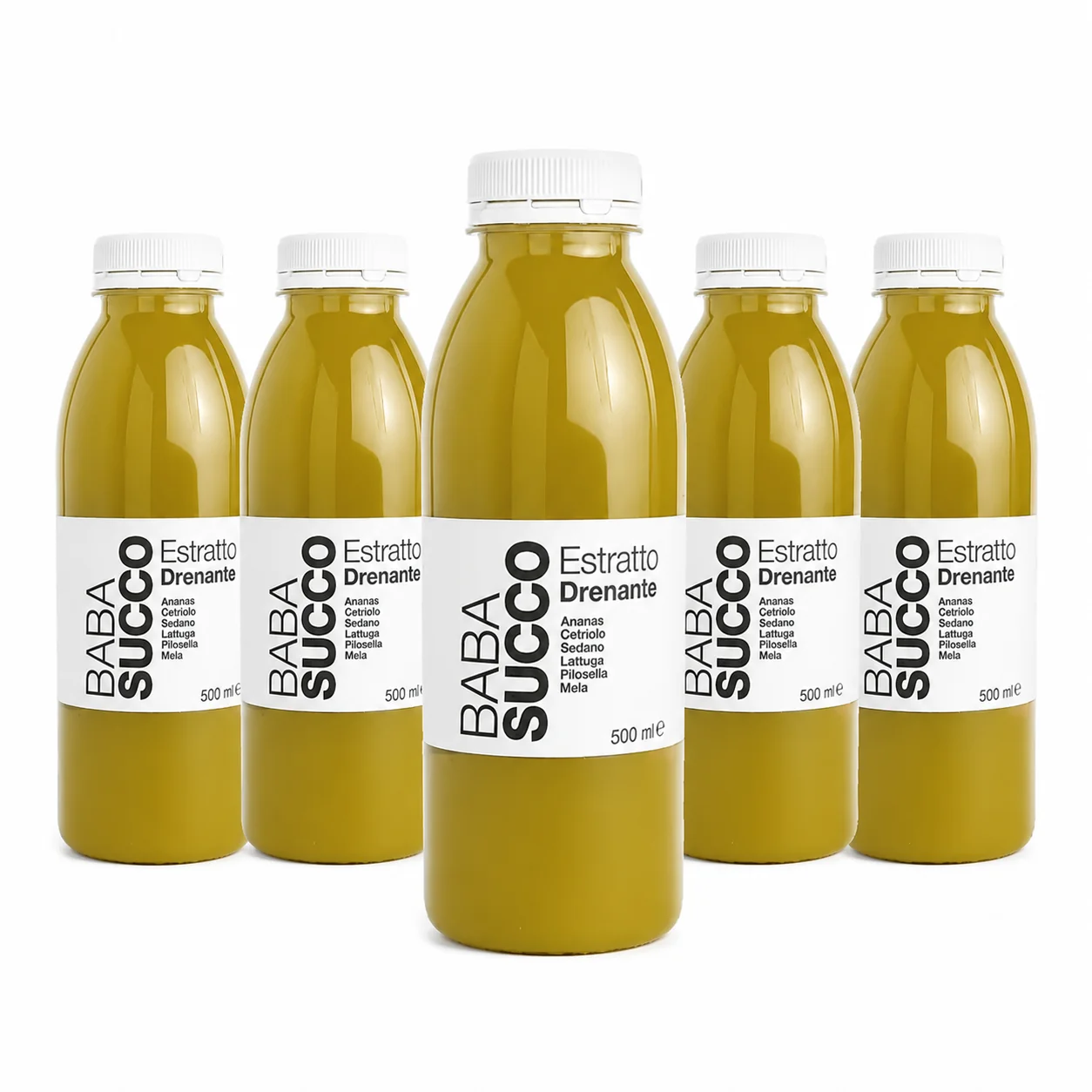 Image of Estratto Drenante | N°5 x 500 ml - Cold Pressed