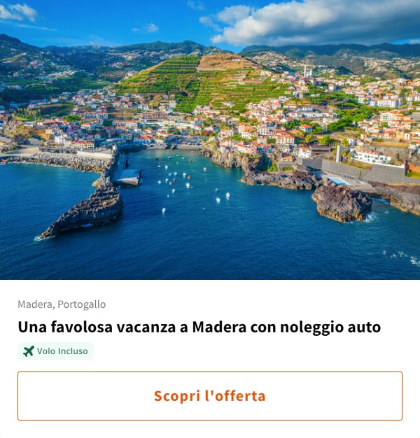 Una favolosa vacanza a Madera con noleggio auto