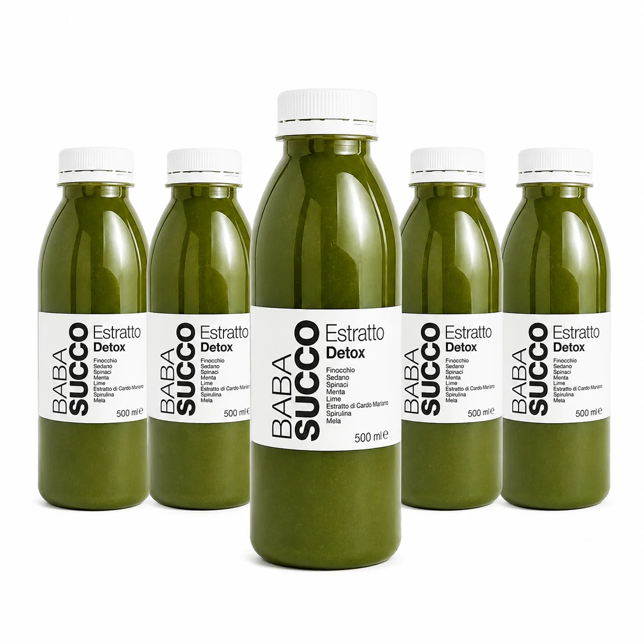 Image of Estratto Detox | N°5 x 500 ml - Cold Pressed
