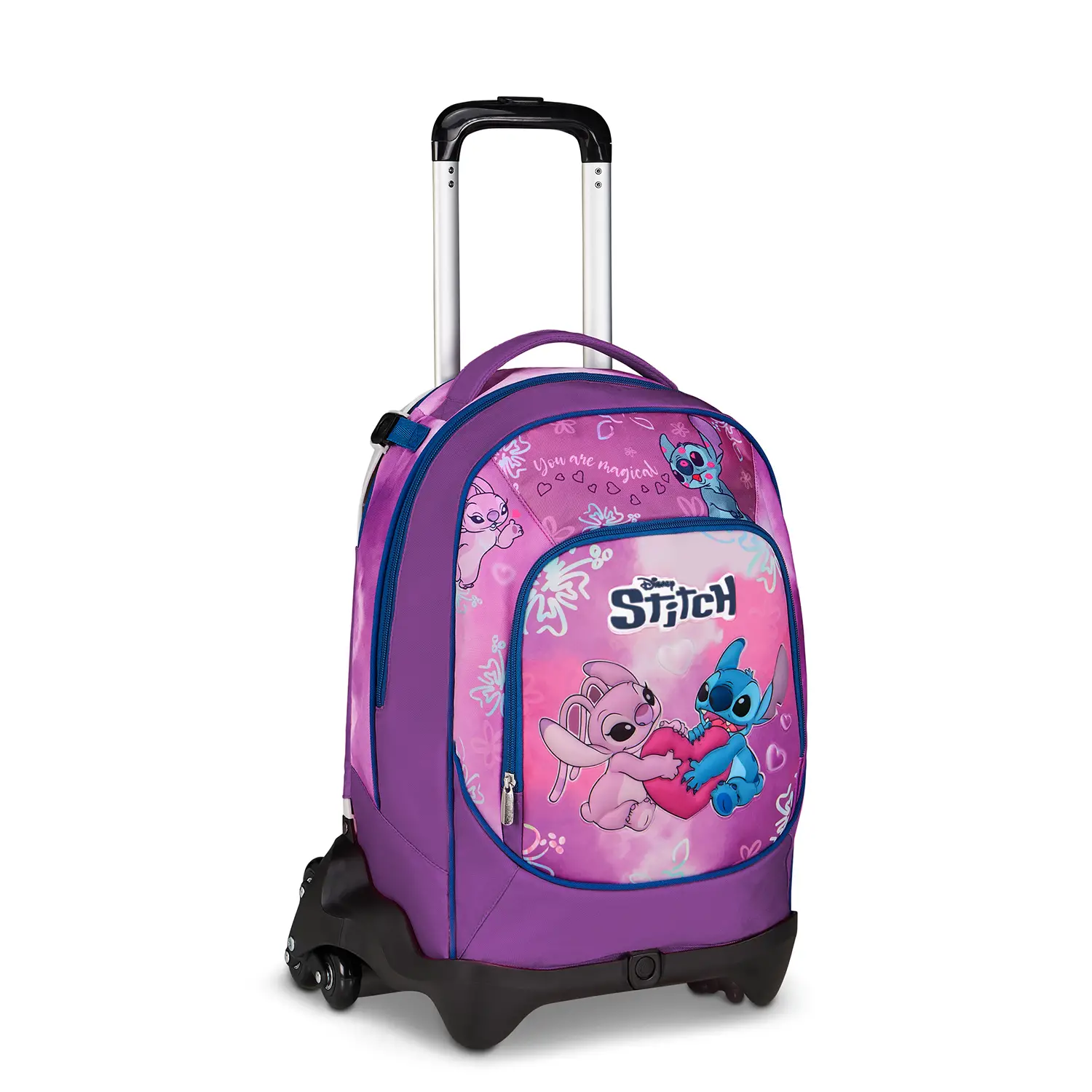 Lilo & Stitch You Are Magical Zaino 33 Litri con Trolley Jack-3wd+