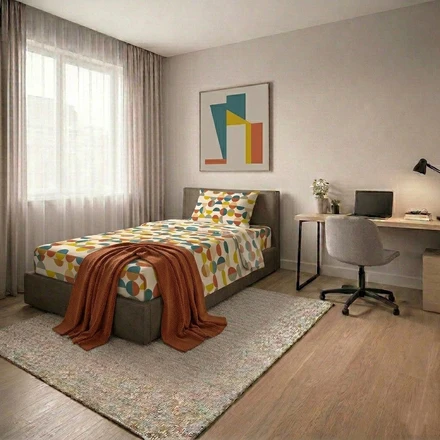 Completo Letto Singolo in Cotone con Stampa Sjul Multicolor