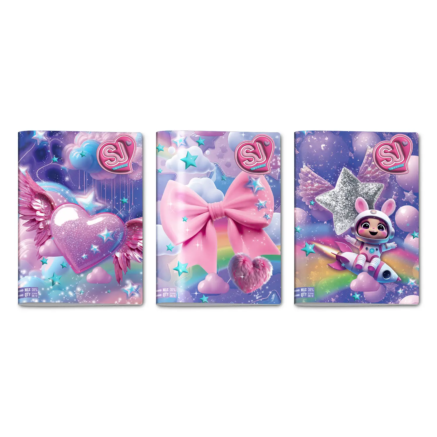 Sj Gang Wondrous Girl Quaderno A4 Maxi 96/100 Rigatura 10m