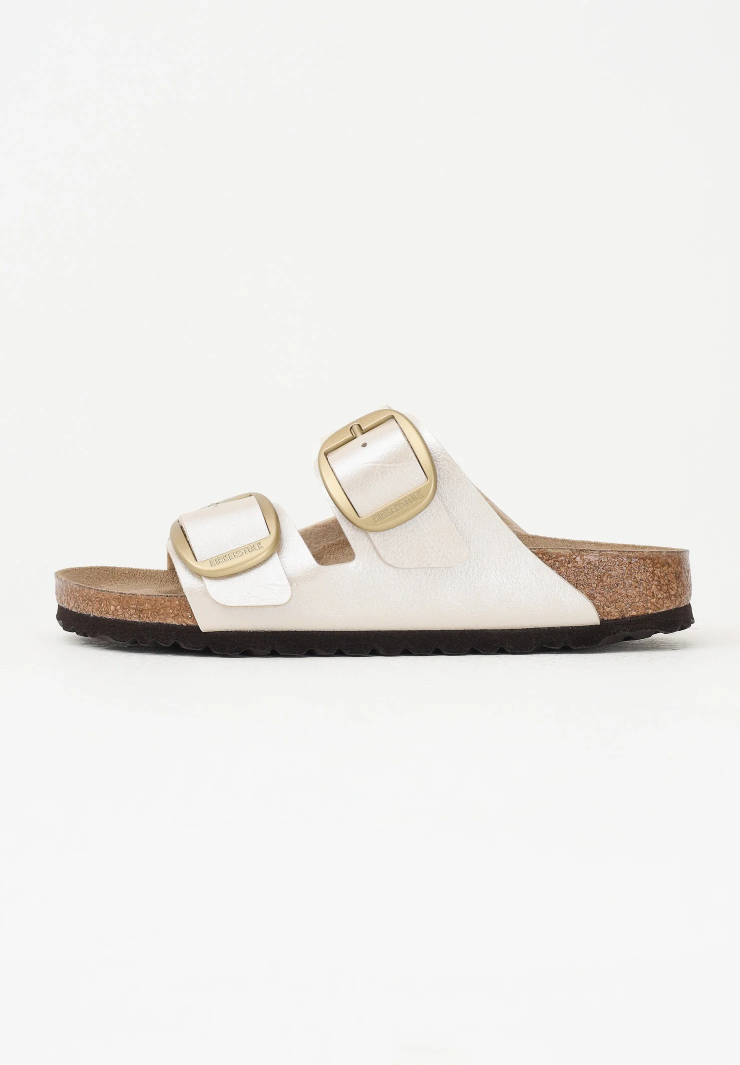 Image of BIRKENSTOCK Ciabatte Arizona Big Buckle Birko-Flor bianco perla da donna