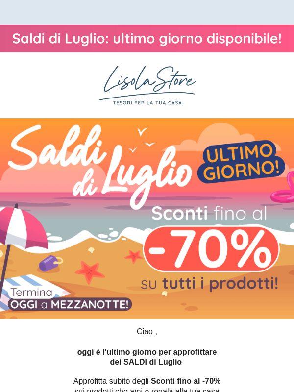 💎 Ultime ore: i Saldi di Luglio terminano proprio oggi