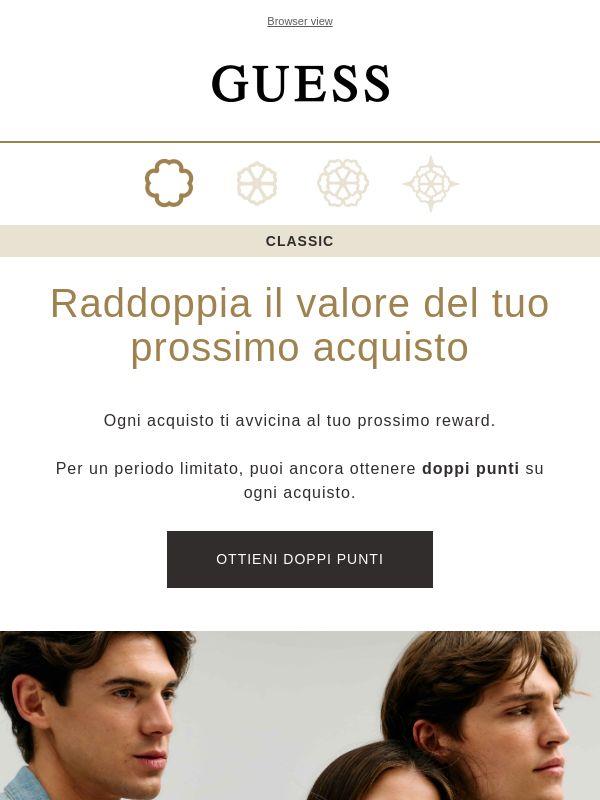 Il tuo prossimo acquisto ti regala doppi punti
