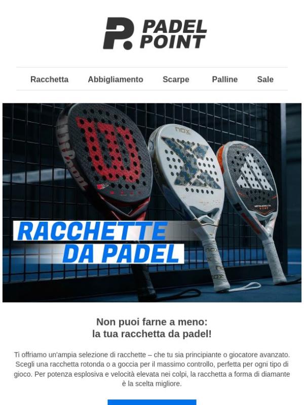 🎾La tua nuova racchetta ti aspetta – risparmia fino al 50%!
