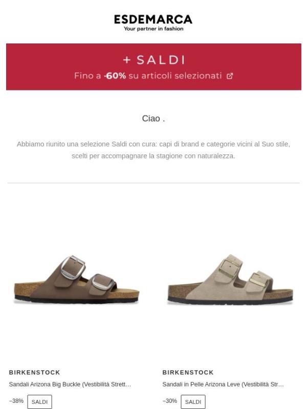 Saldi scelti con cura