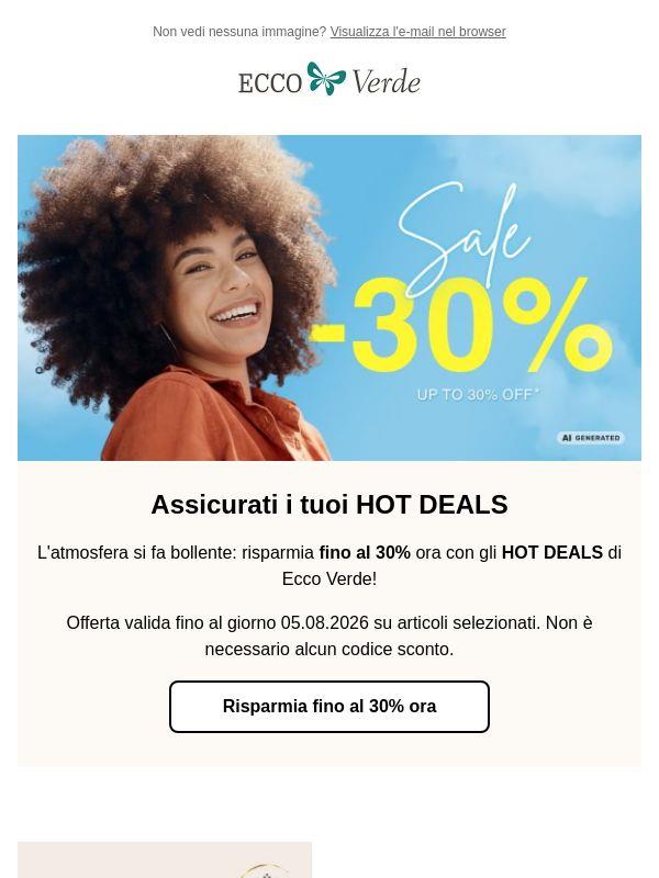 HOT DEALS ❤️🔥 Risparmia fino al 30%