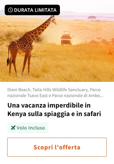 Una vacanza imperdibile in Kenya sulla spiaggia e in safari