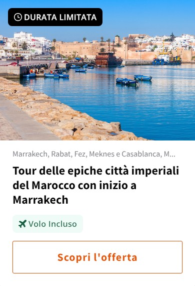 Tour delle epiche città imperiali del Marocco con inizio a Marrakech