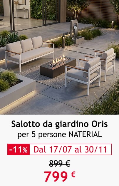 Salotto da giardino Oris 799 &euro;
