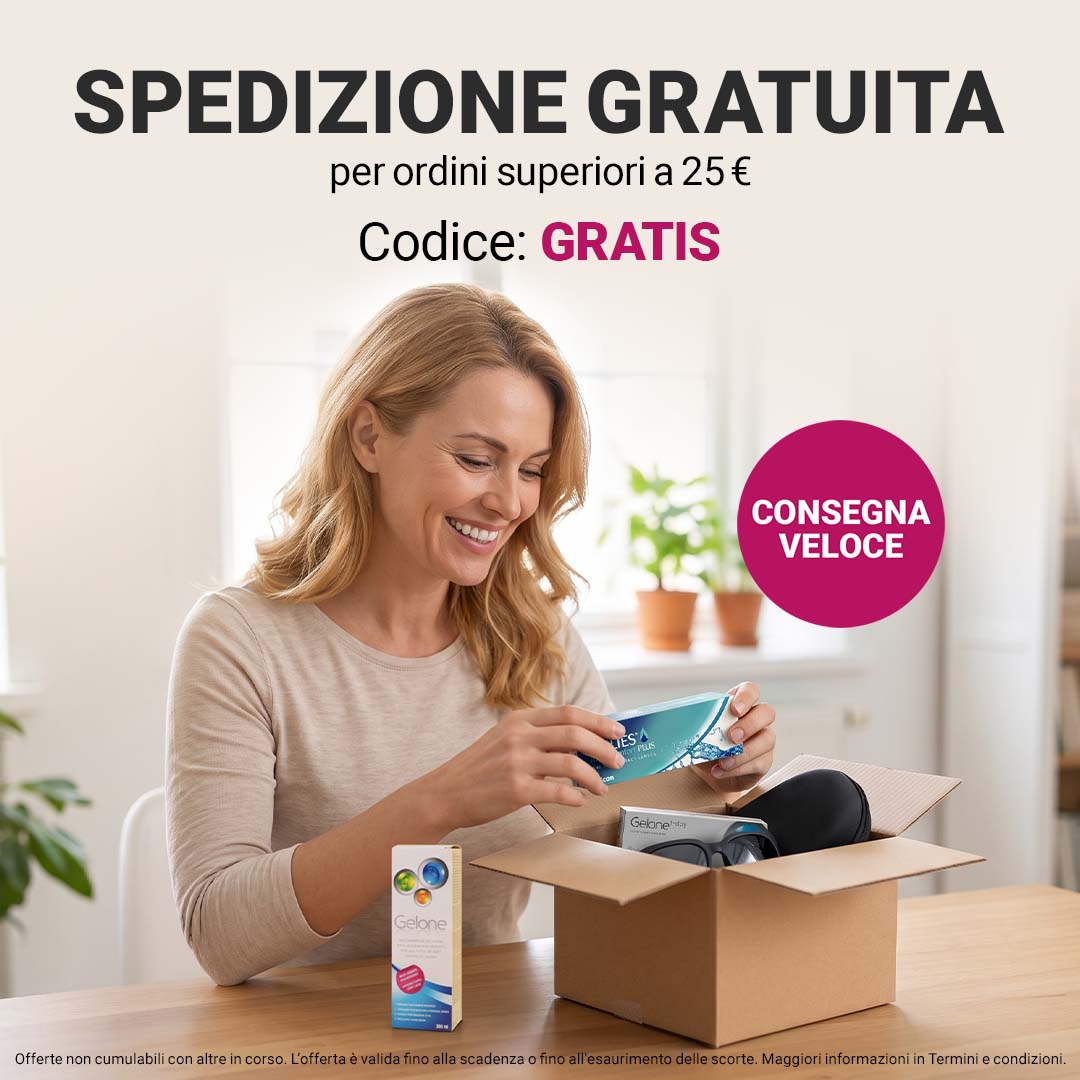 spedizione gratuita per ordini superiori a 25€ con il codice GRATIS
