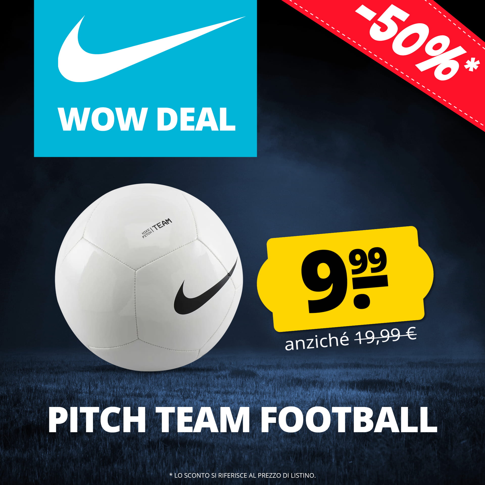 nike pitch squadra pallone da calcio