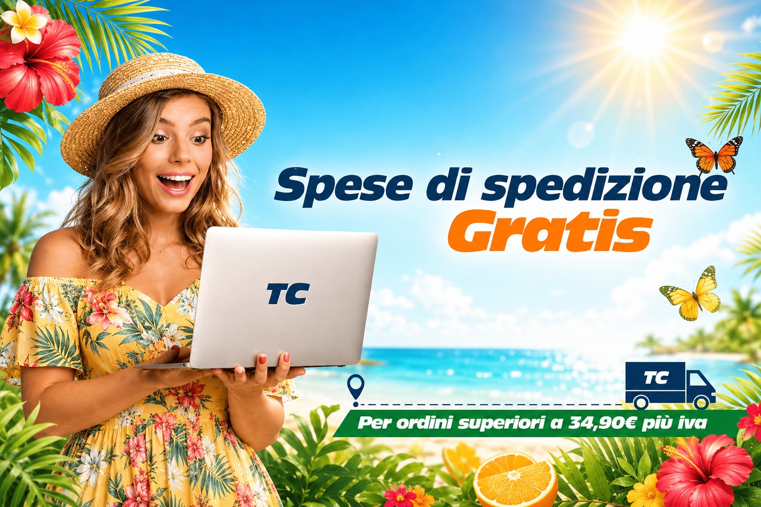 Spedizione gratis per ordini superiori a 34,90 euro piu IVA