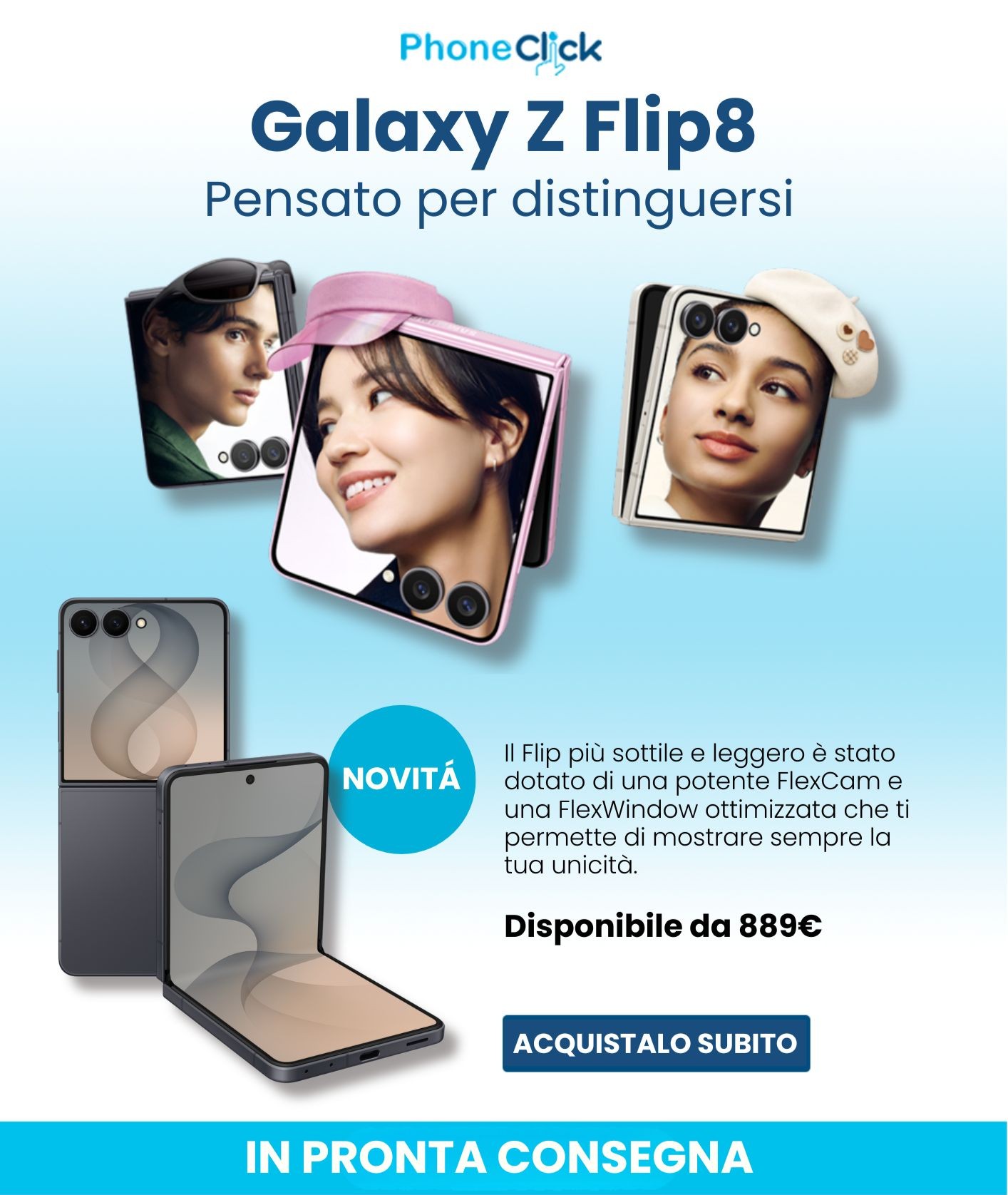 Samsung Galaxy Z Flip8 | Phoneclick Samsung Galaxy Z Flip8 | Phoneclick