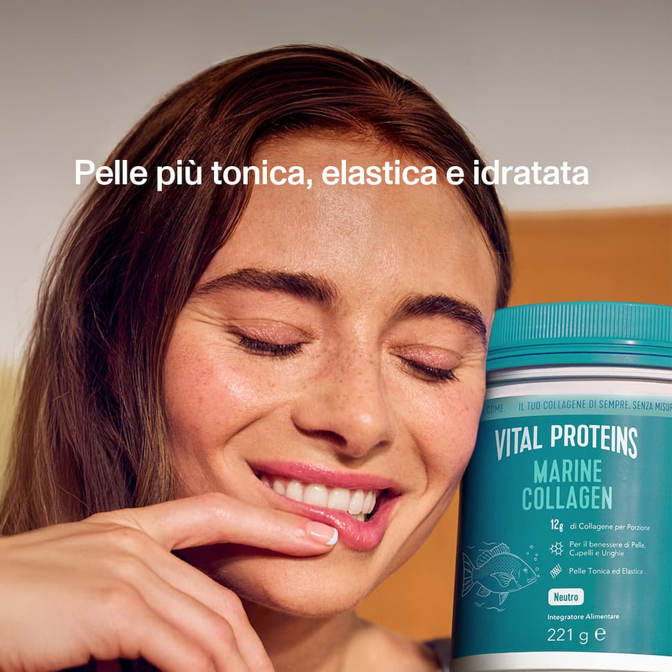 Pelle più tonica, elastica e idratata