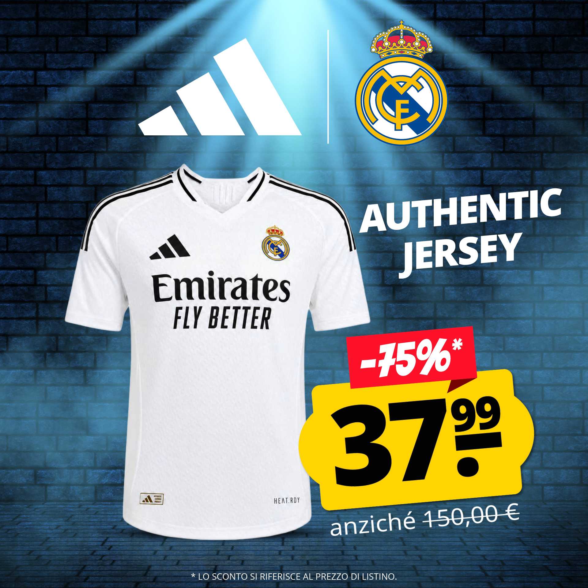 real madrid cf adidas per il gioco in casa authentic uomo maglia