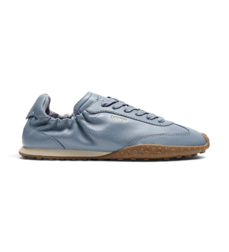 Sneaker in Pelle Bridge Napa blu