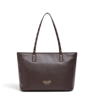 Borsa tote piccola marrone