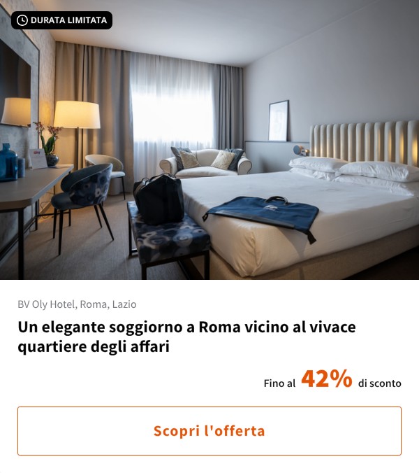 Un elegante soggiorno a Roma vicino al vivace quartiere degli affari