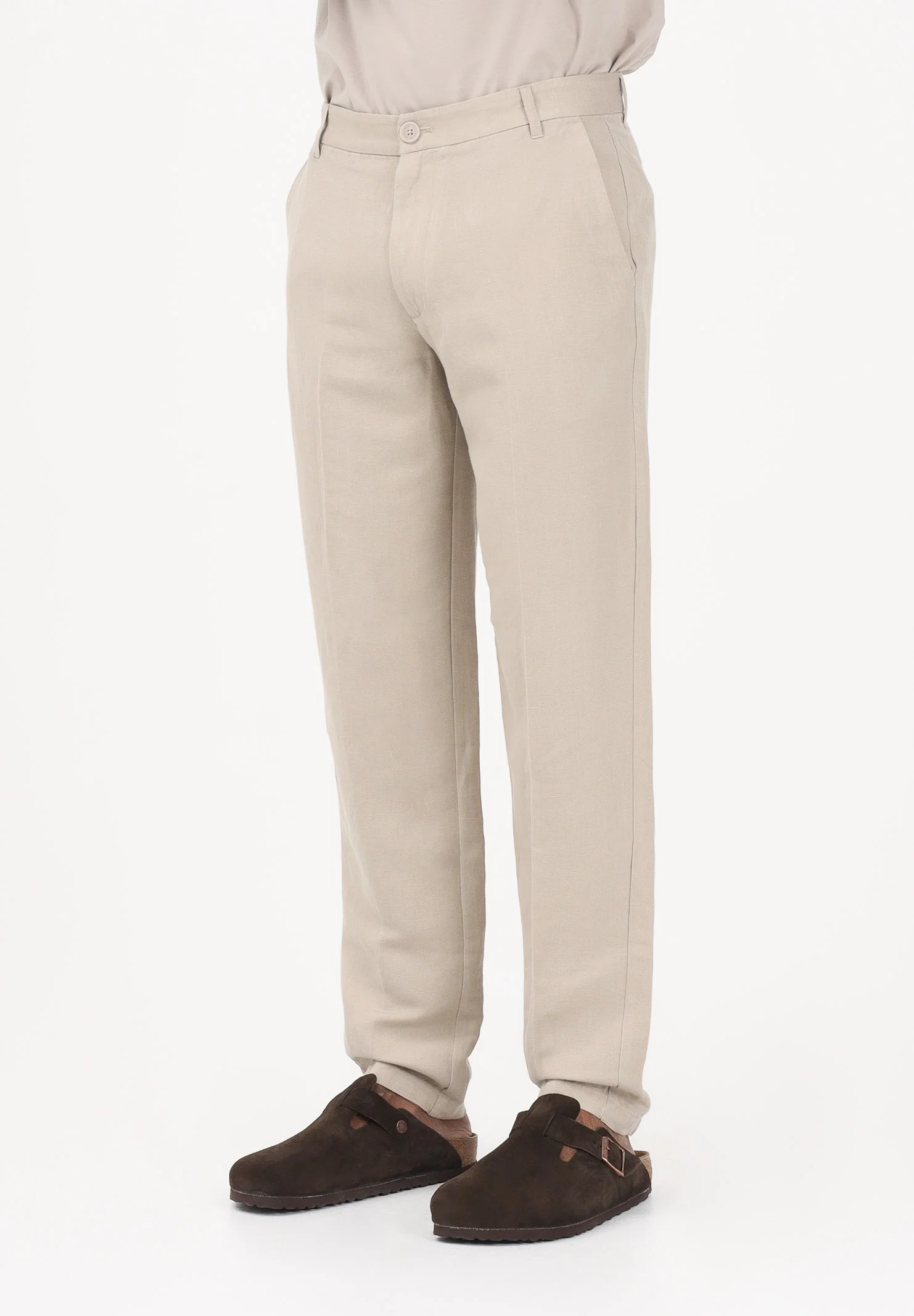 Image of ARMANI EXCHANGE Pantalone elegante beige da uomo