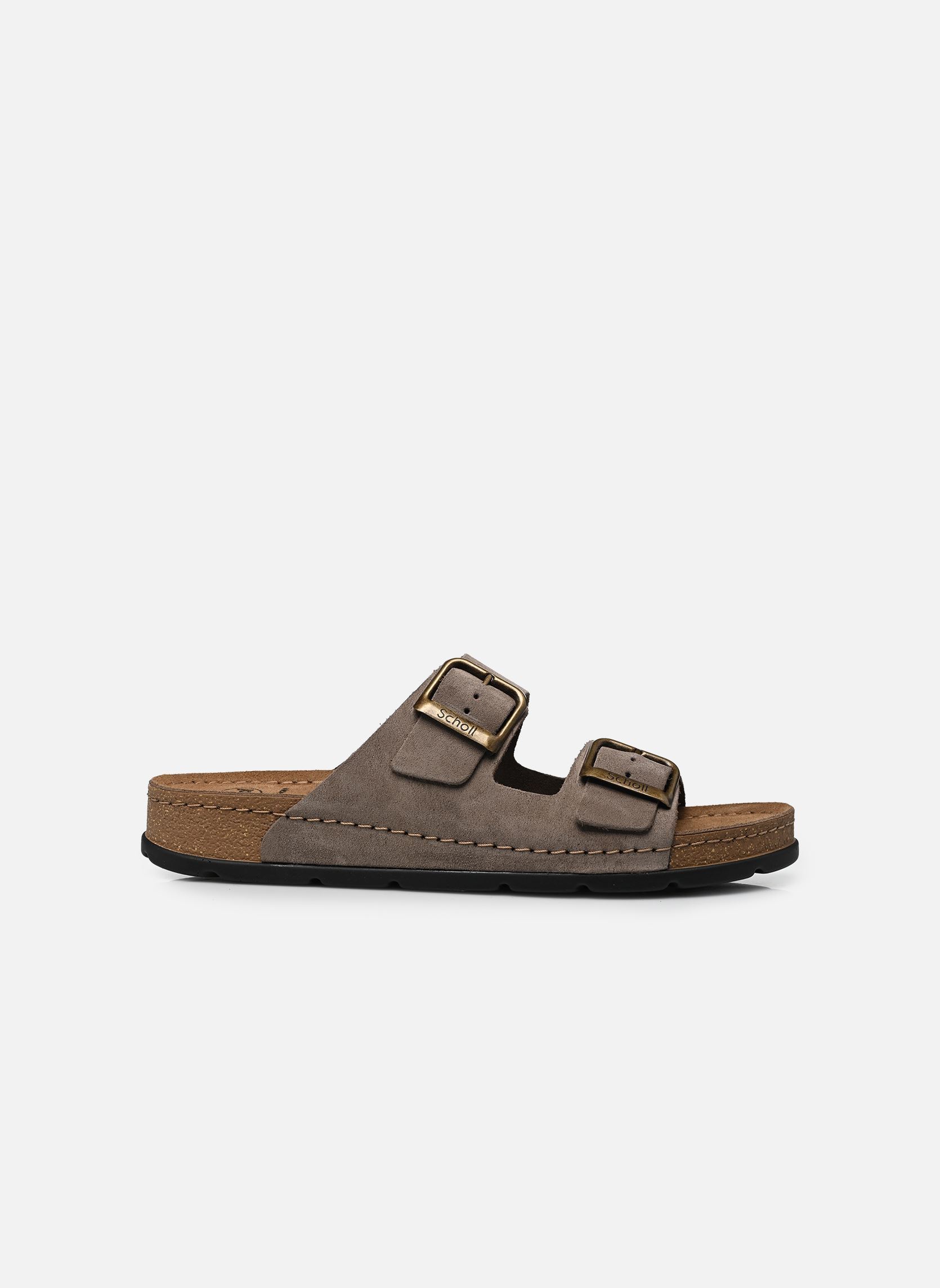 Scholl Mules Bora 2 Buckles Man Collection homme marron