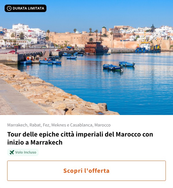Tour delle epiche città imperiali del Marocco con inizio a Marrakech