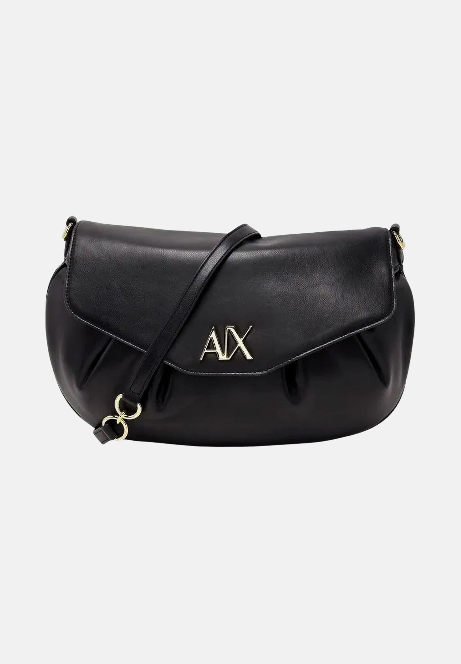 Image of ARMANI EXCHANGE Borsa a tracolla nera da donna