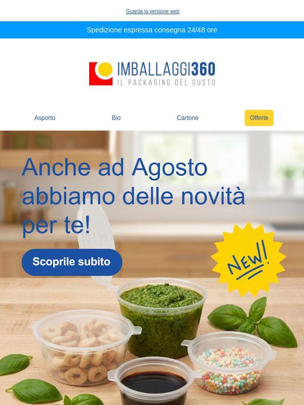 ☀️ Siamo aperti anche ad Agosto: scopri la novità del mese !