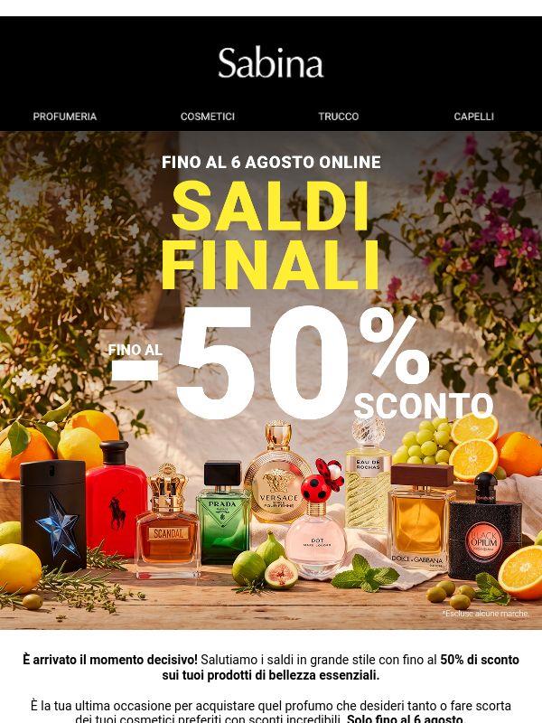 Saldi finali: fino a -50% sui tuoi preferiti