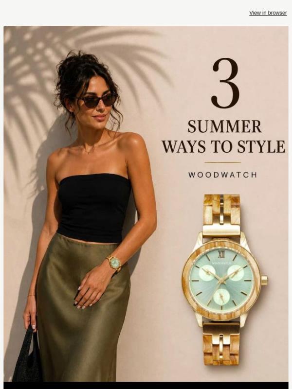 Summer styling, made effortless ☀️