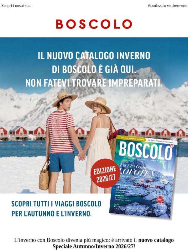 È arrivato il nuovo Catalogo Inverno