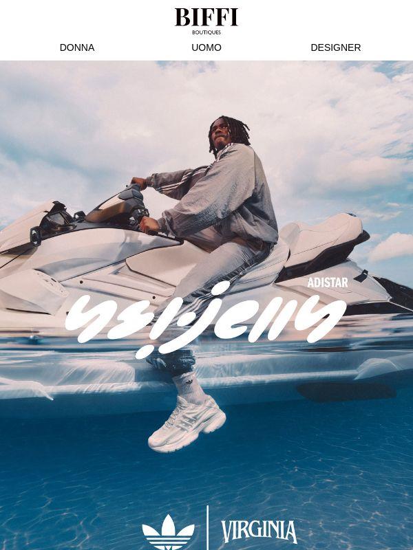 Adidas Originals x Pharrell Williams: la nuova VIRGINIA Adistar Jellyfish Triple White