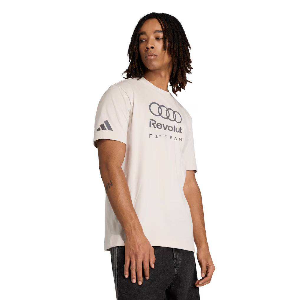 Audi F1 adidas DNA Logo T-Shirt - Grey