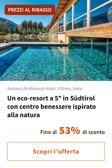 Un eco-resort a 5* in Südtirol con centro benessere ispirato alla natura