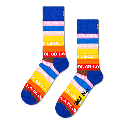 The Beatles Ob-La-Stripe Sock