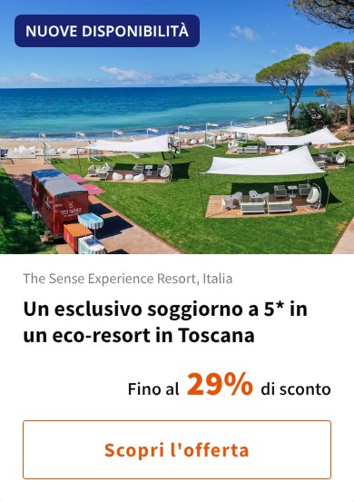 Un esclusivo soggiorno a 5* in un eco-resort in Toscana