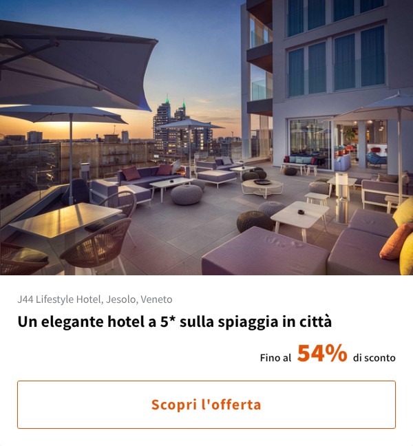Un elegante hotel a 5* sulla spiaggia in città
