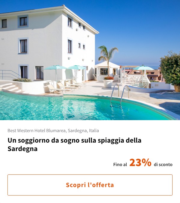 Un soggiorno da sogno sulla spiaggia della Sardegna